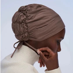 New fashion printed flowers women inner hijabs caps muslim head scarf turban bonnet ready to wear ladies wrap under hijab cap