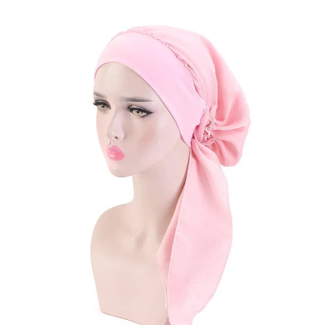 New fashion printed flowers women inner hijabs caps muslim head scarf turban bonnet ready to wear ladies wrap under hijab cap