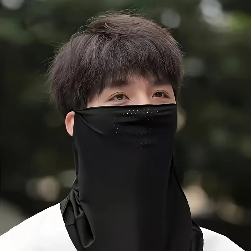 Breathable neck elastic quick drying face towel suitable for cycling, outdoor travel, cycling face mask, breathable material