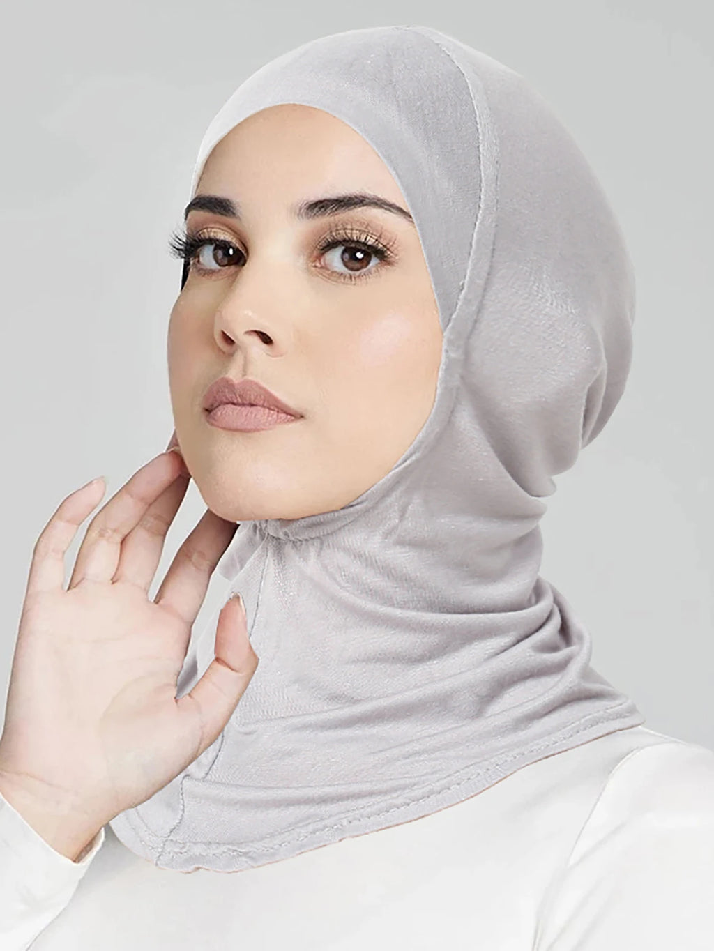 Muslim Turban Full Cover Islamic Caps Underscarf Inner Women's Hijab Cap Headscarf Long Shawl Wrap Neck Head Bonnet Hat