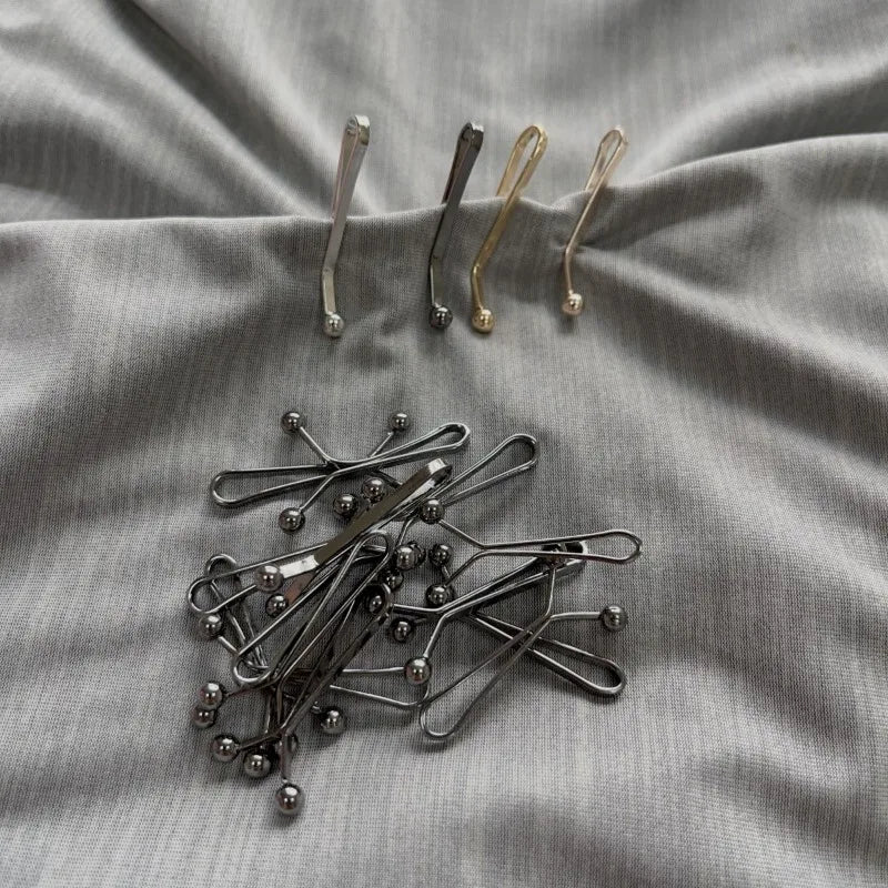 12pcs U-shaped Headscarf Pins for Women Shawl Bandana Brooch Headscarves Clips Hijab Pins DIY Apparel Supplies