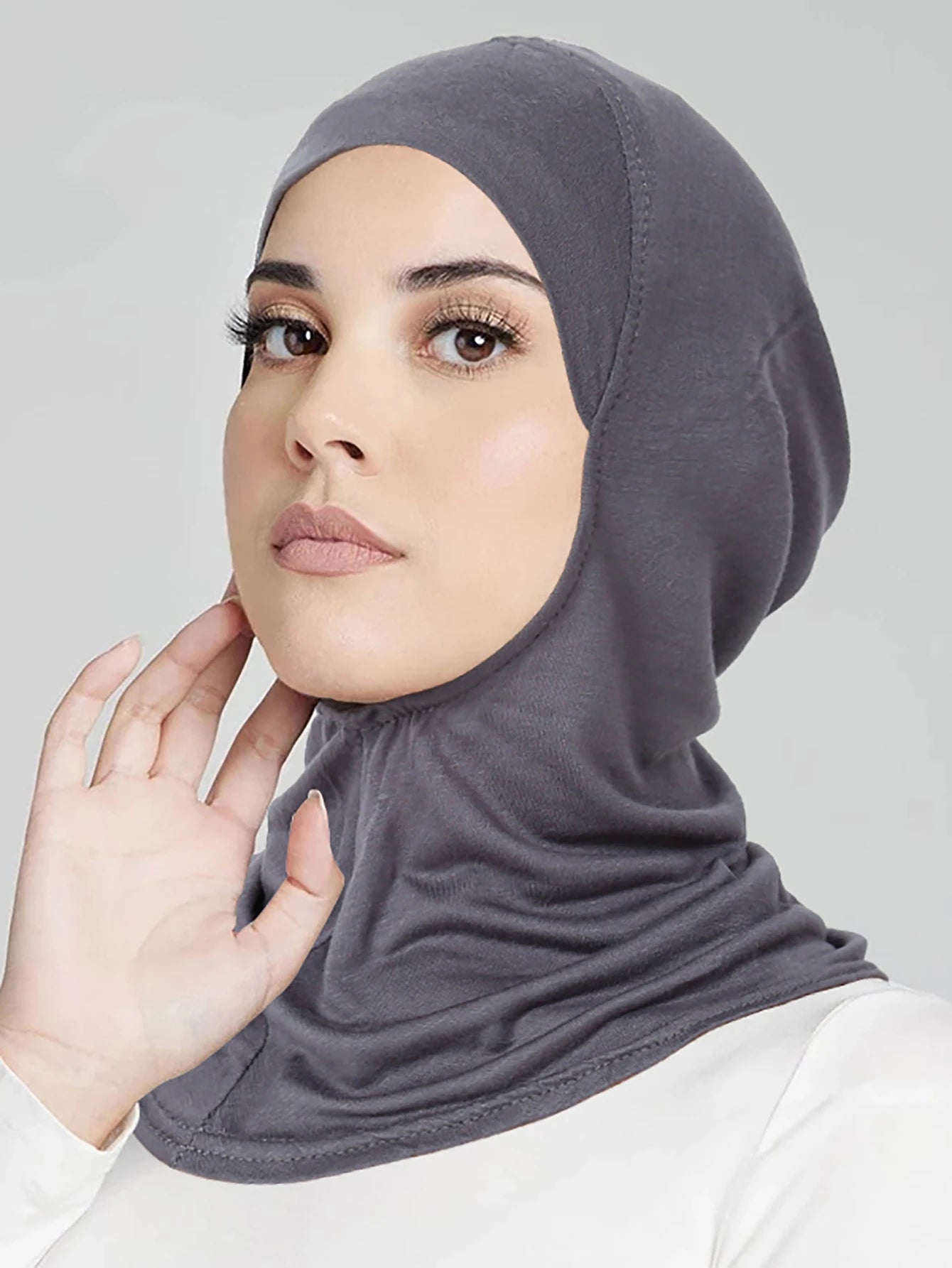 Muslim Turban Full Cover Islamic Caps Underscarf Inner Women's Hijab Cap Headscarf Long Shawl Wrap Neck Head Bonnet Hat