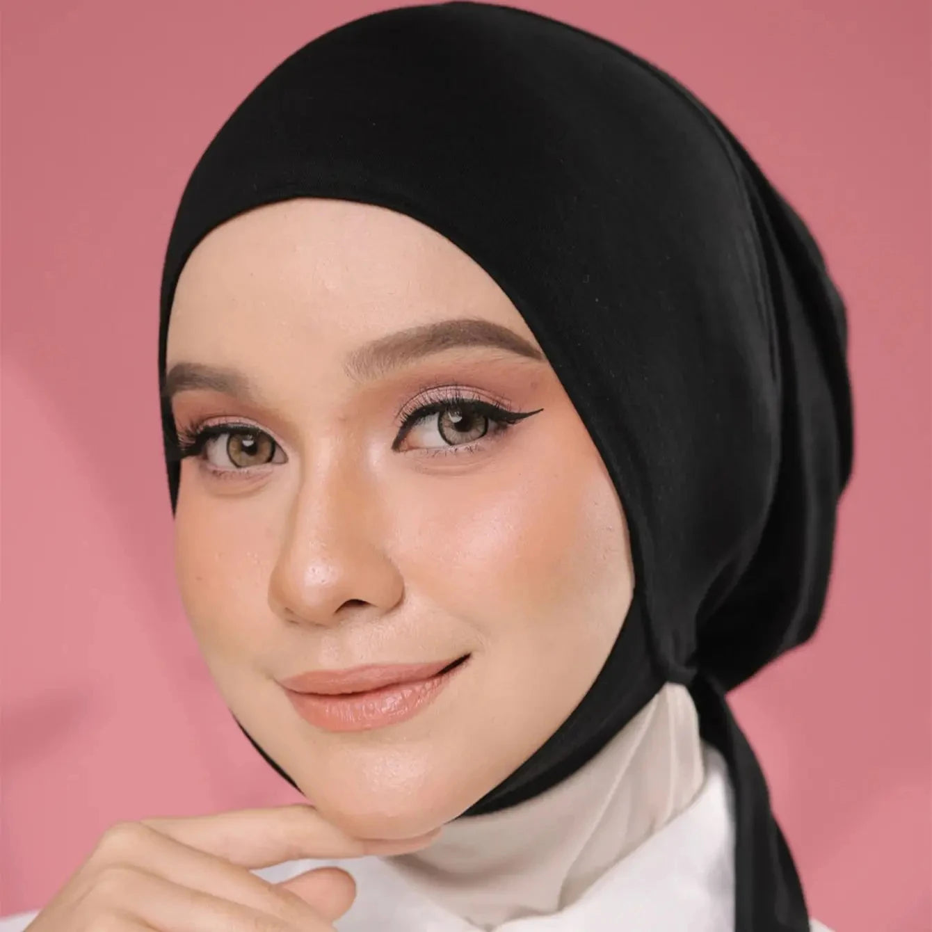 Muslim Inner Cap Hijab For Women Solid Underscarf Hijab Undercap Scarf Turban Hat Islamic Hijabs Ready To Wear Headcover