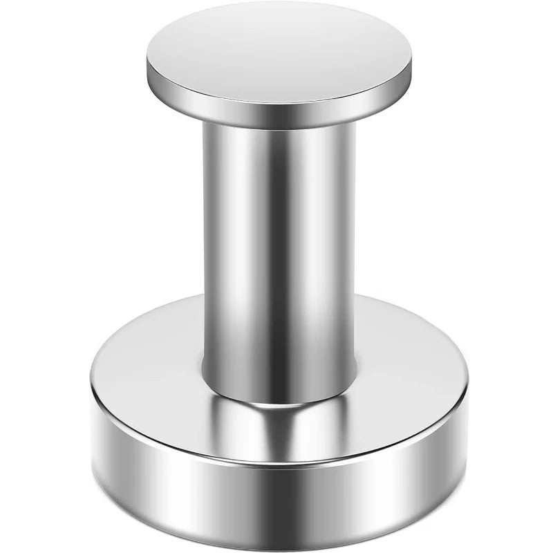 Magnetic Hooks - Neodymium Heavy Duty Round Metal Pack for Hanging Bags and Outerwear, Powerful Circular Push Pin Style
