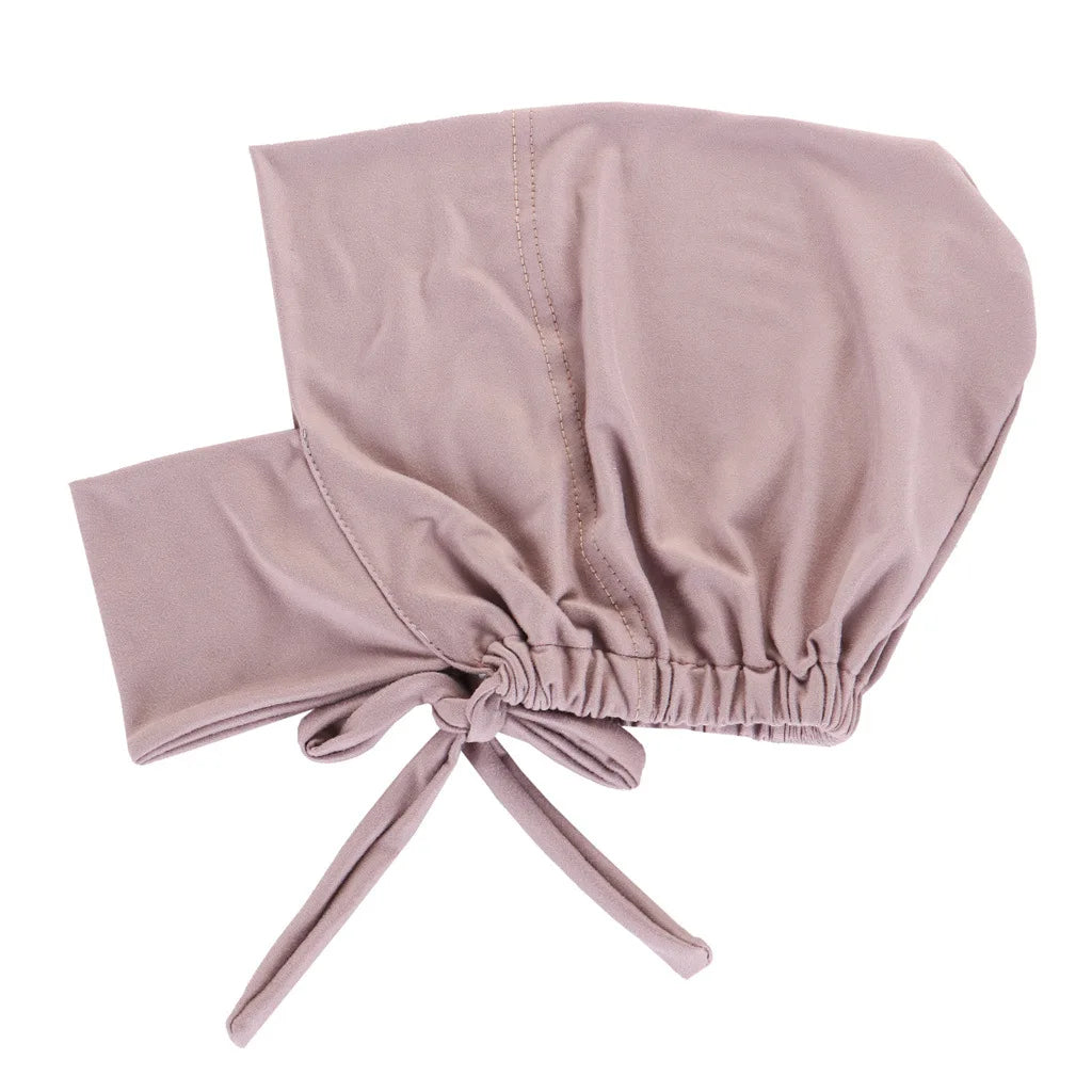 Muslim Inner Cap Hijab For Women Solid Underscarf Hijab Undercap Scarf Turban Hat Islamic Hijabs Ready To Wear Headcover
