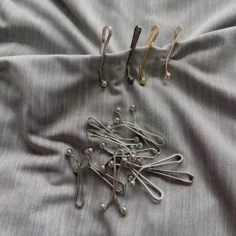 12pcs U-shaped Headscarf Pins for Women Shawl Bandana Brooch Headscarves Clips Hijab Pins DIY Apparel Supplies