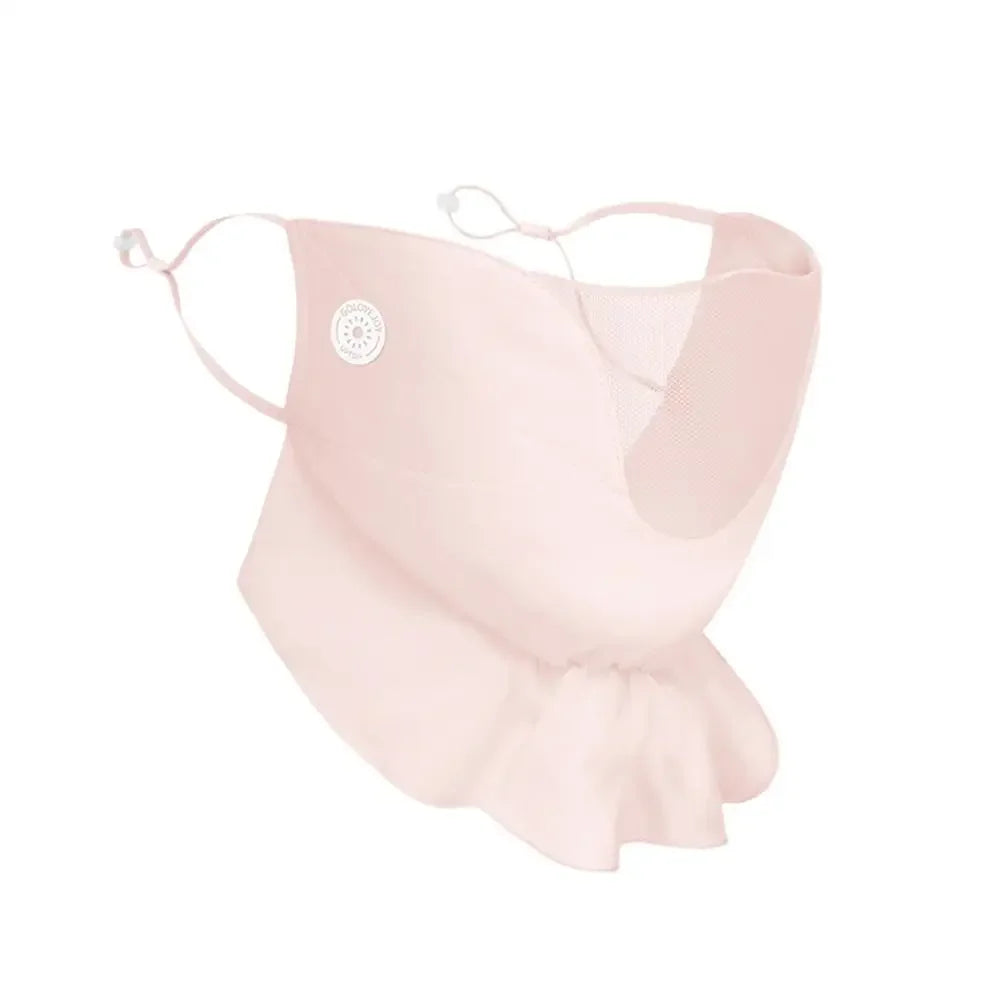 Breathable Ice Silk Face Scarf Outdoor Sports Anti-uv Face Mask Head Scarf With Adjustable Buckle Driving Riding Hiking Hunting