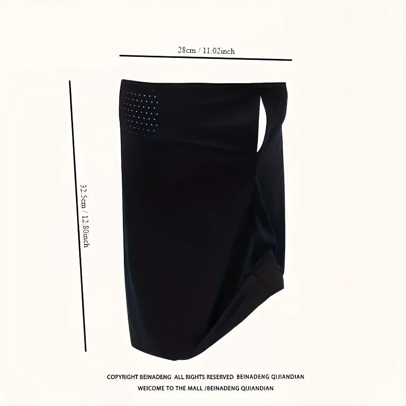 Breathable neck elastic quick drying face towel suitable for cycling, outdoor travel, cycling face mask, breathable material