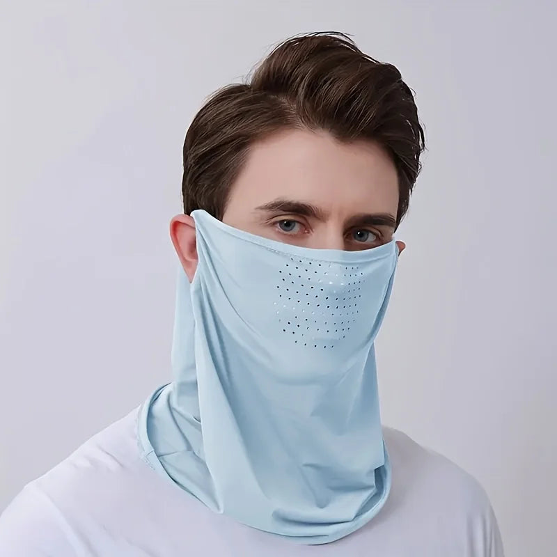 Breathable neck elastic quick drying face towel suitable for cycling, outdoor travel, cycling face mask, breathable material