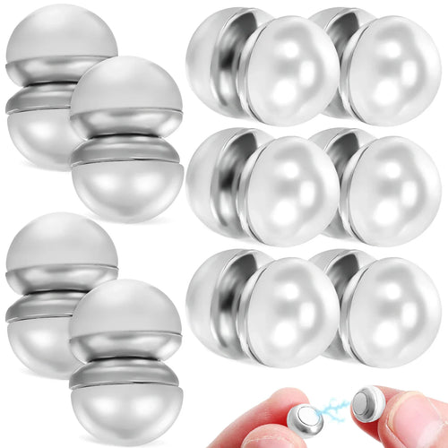 10/5/1pcs Wedding Veil Weights Magnetic Pearls Bridal Veil Safety Hijab Pins Artificial Scarves Niqab Magnet