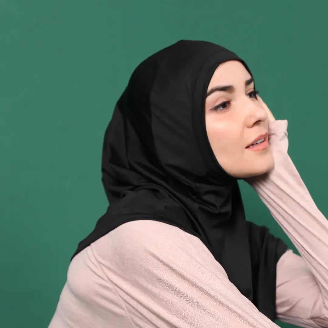 Breathable Comfortable Sport Instant Hijab for Muslim Women Easy Wear Hijab