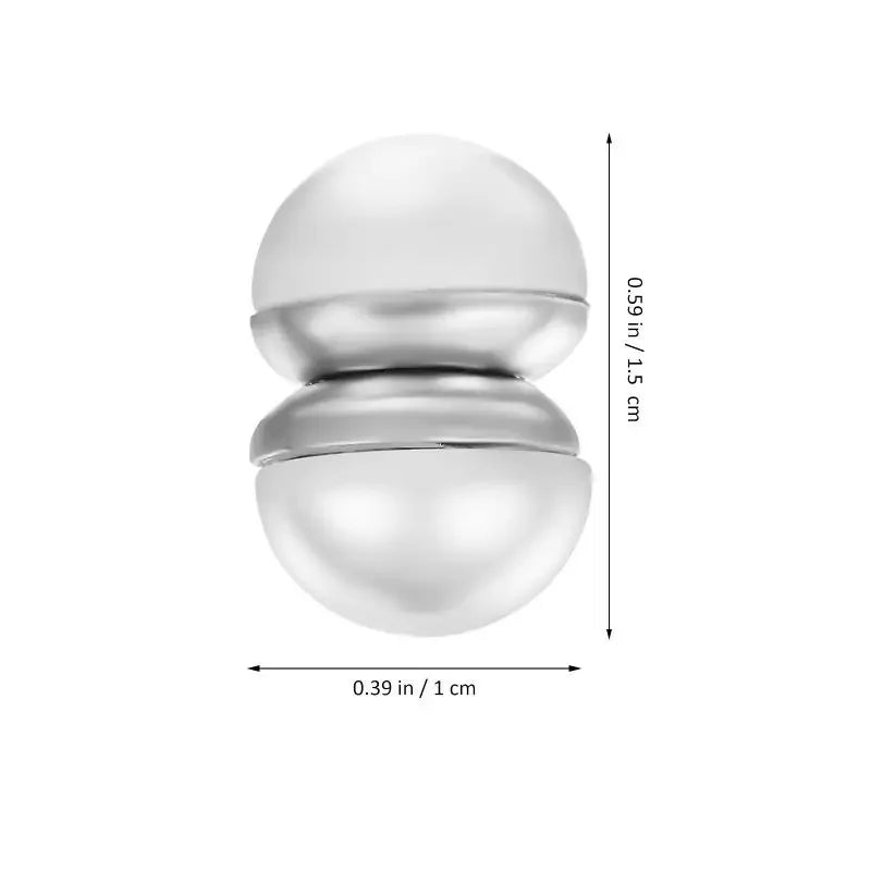 10/5/1pcs Wedding Veil Weights Magnetic Pearls Bridal Veil Safety Hijab Pins Artificial Scarves Niqab Magnet