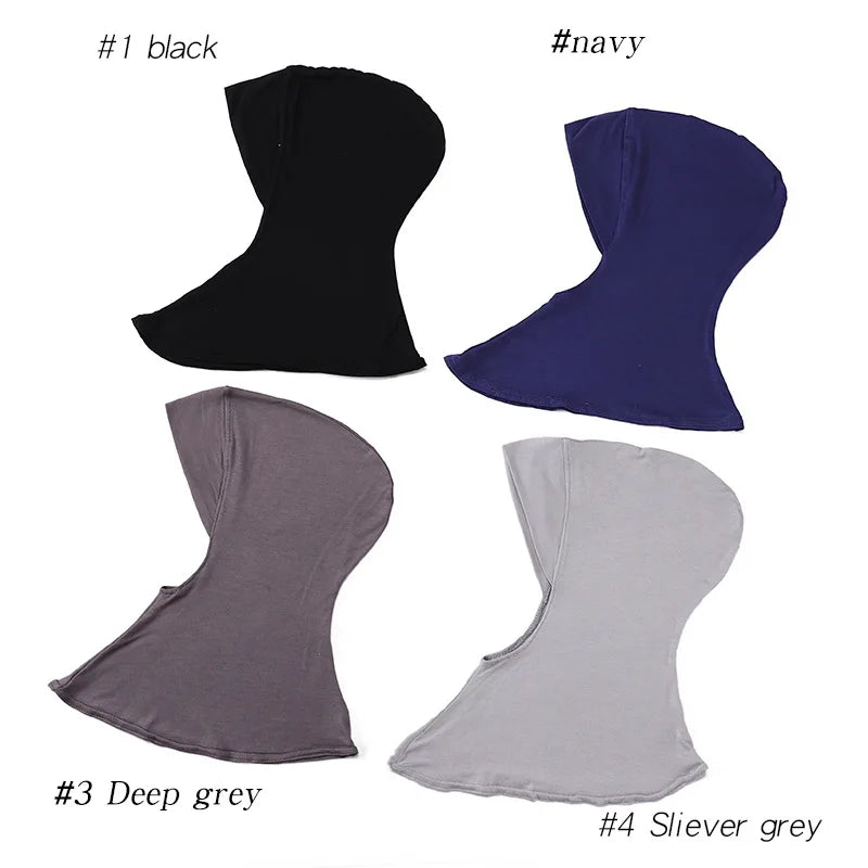 Hijabs Inner Hat Underscarf For Women Muslim Scarf Longer Islam Headwrap Inner Cap Islamic Underscarf Hijabs Veil Soft Turbans