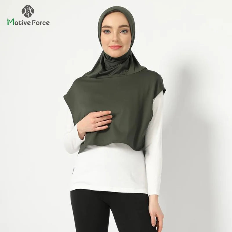 Muslim Sport Modal Hijab Abaya Hijabs For Woman Abayas Women Jersey Islamic Head Scarf Turbans Silk Turban Instant Wrap Shawl