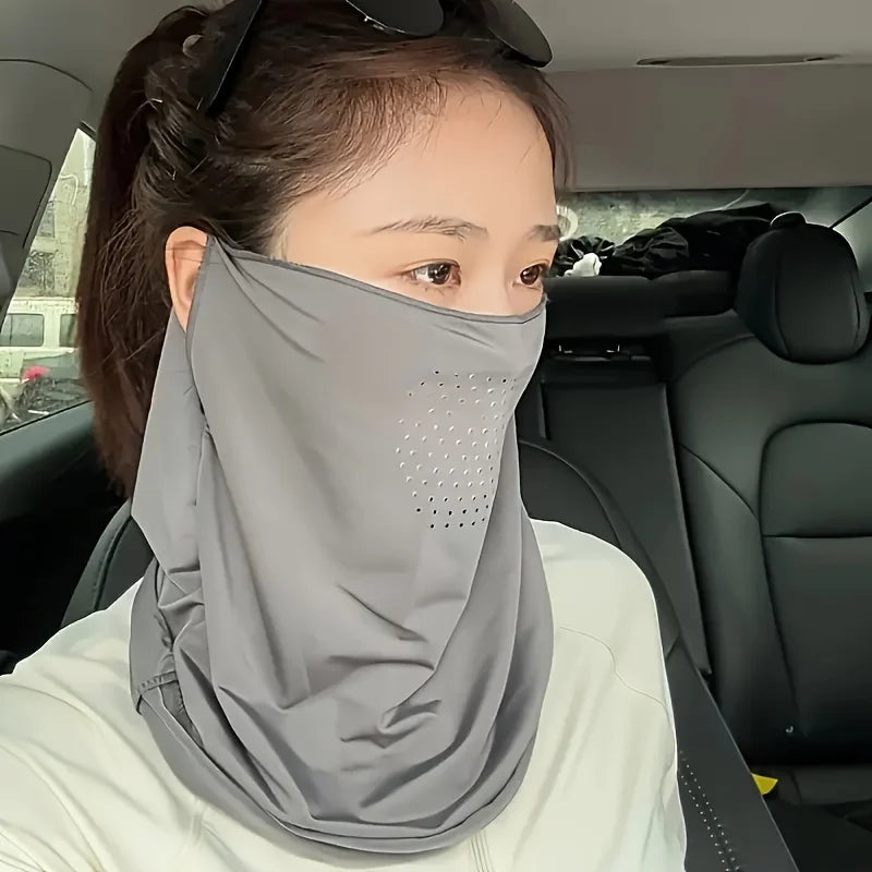 Breathable neck elastic quick drying face towel suitable for cycling, outdoor travel, cycling face mask, breathable material