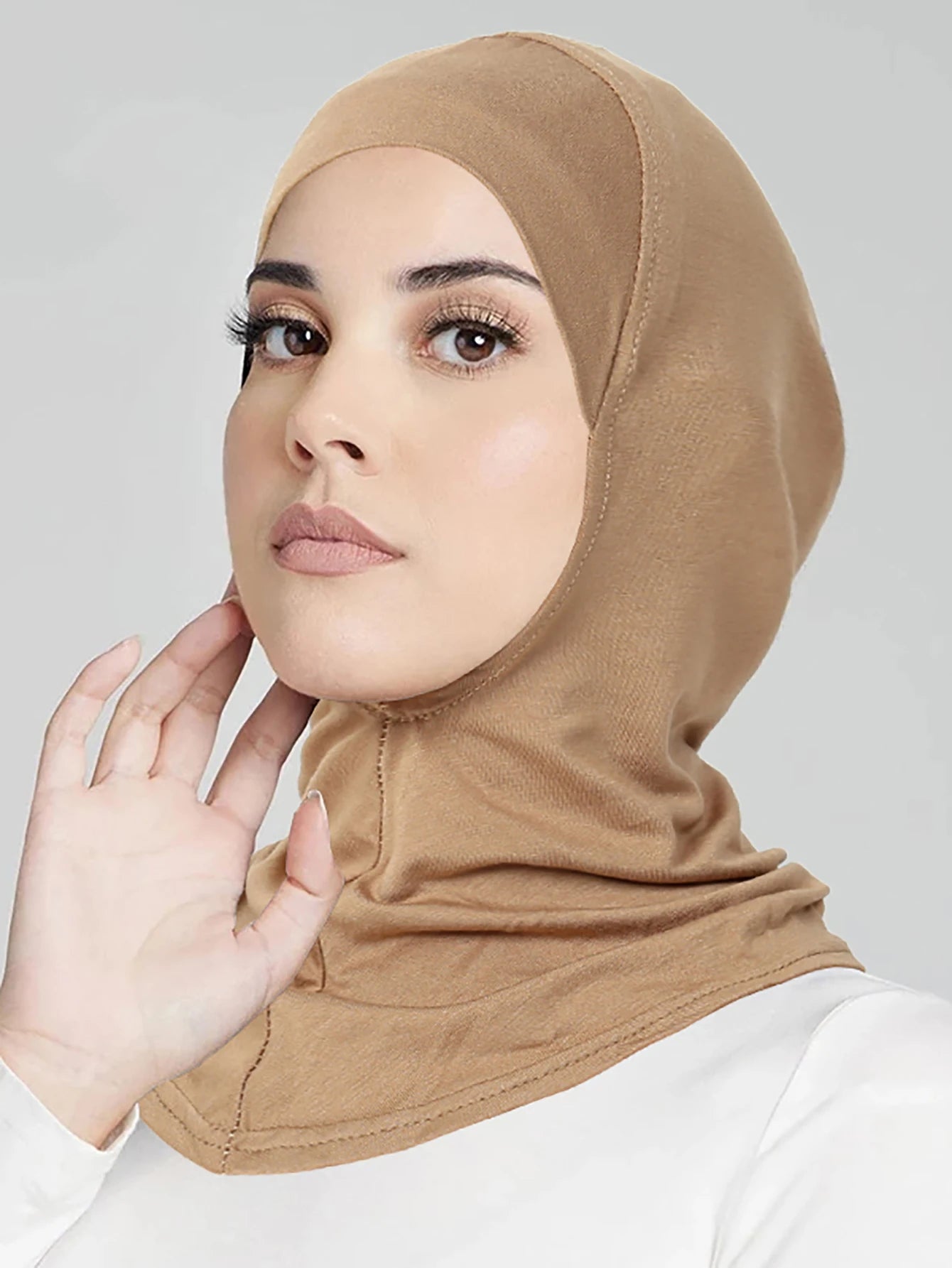 Muslim Turban Full Cover Islamic Caps Underscarf Inner Women's Hijab Cap Headscarf Long Shawl Wrap Neck Head Bonnet Hat
