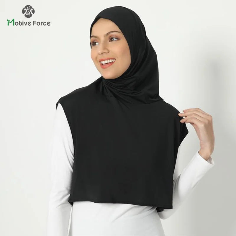 Muslim Sport Modal Hijab Abaya Hijabs For Woman Abayas Women Jersey Islamic Head Scarf Turbans Silk Turban Instant Wrap Shawl