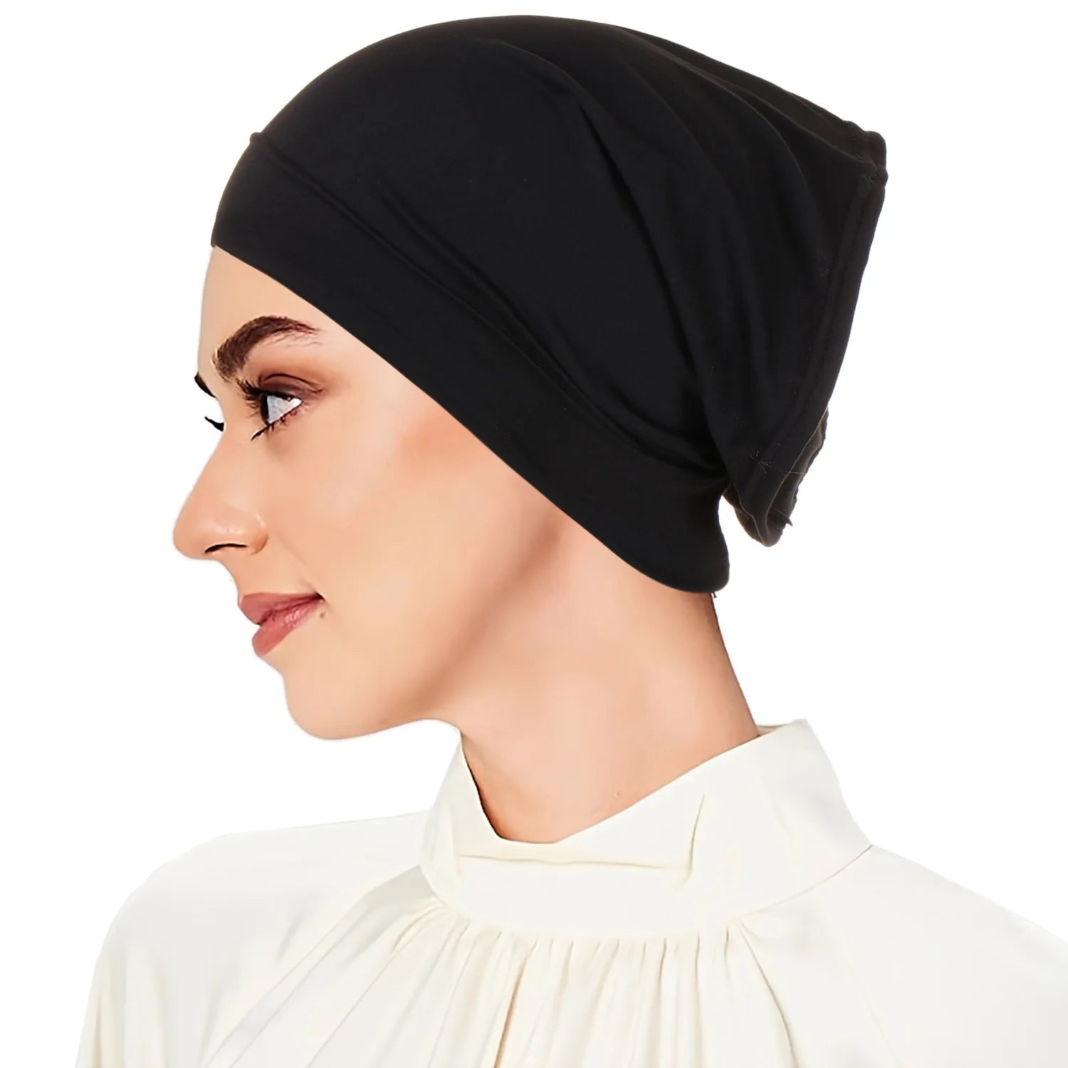 Muslim Turban Full Cover Islamic Caps Underscarf Inner Women's Hijab Cap Headscarf Long Shawl Wrap Neck Head Bonnet Hat