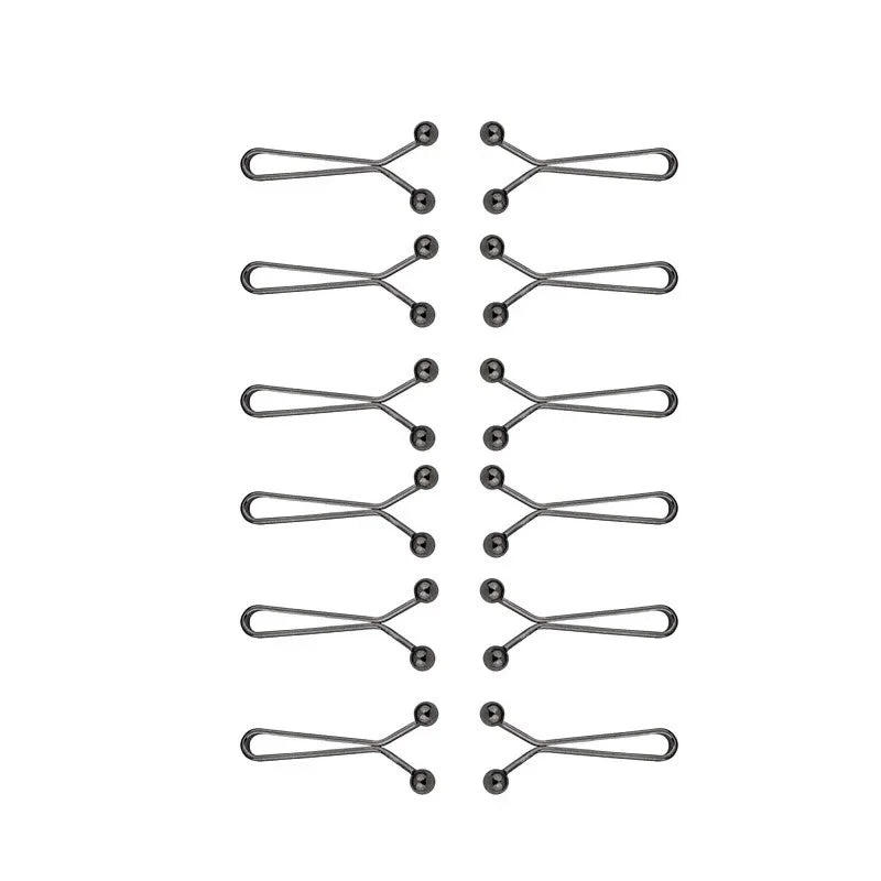 12pcs U-shaped Headscarf Pins for Women Shawl Bandana Brooch Headscarves Clips Hijab Pins DIY Apparel Supplies