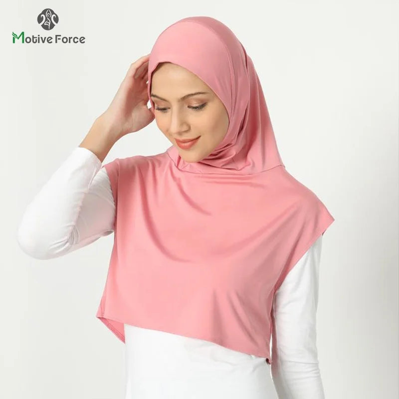 Muslim Sport Modal Hijab Abaya Hijabs For Woman Abayas Women Jersey Islamic Head Scarf Turbans Silk Turban Instant Wrap Shawl
