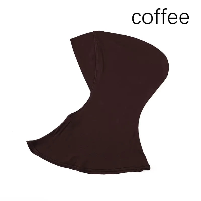 Ready To Wear Inner Cap Hijab for Women Muslim Solid Underscarf Hijab Undercap Scarf Turban Hat Islamic Muslim Hijabs Headcover