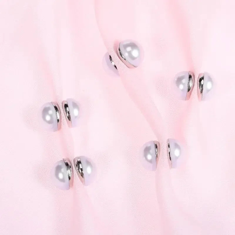 10/5/1pcs Wedding Veil Weights Magnetic Pearls Bridal Veil Safety Hijab Pins Artificial Scarves Niqab Magnet
