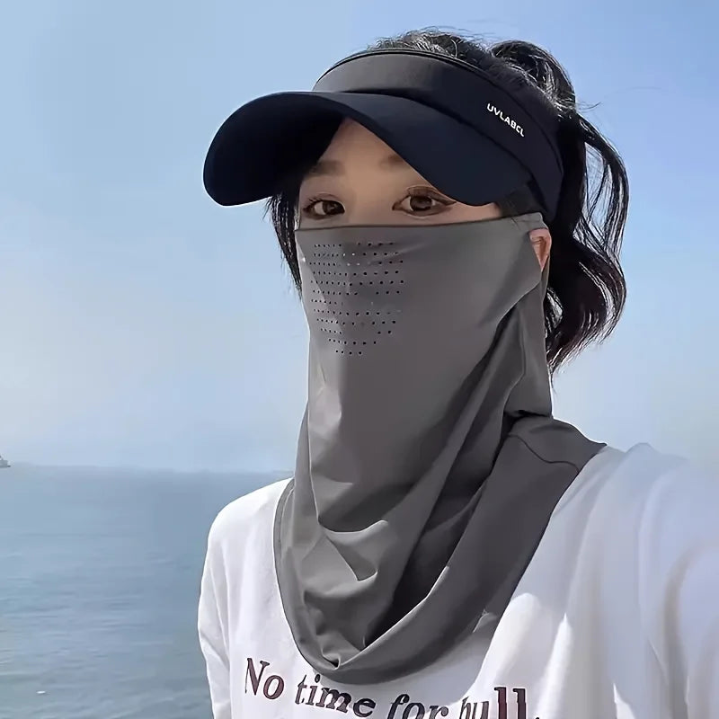 Breathable neck elastic quick drying face towel suitable for cycling, outdoor travel, cycling face mask, breathable material