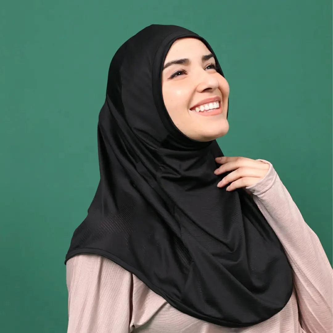 Breathable Comfortable Sport Instant Hijab for Muslim Women Easy Wear Hijab
