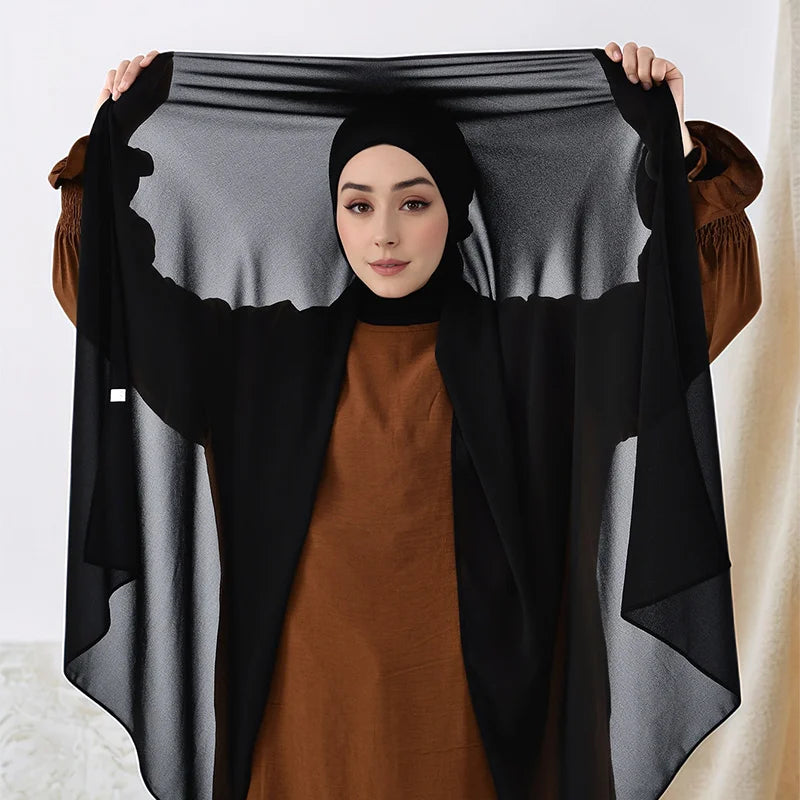 Muslim Inner Cap Hijab For Women Solid Underscarf Hijab Undercap Scarf Turban Hat Islamic Muslim Hijabs Ready To Wear Headcover